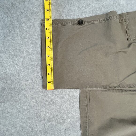 SONOMA LIFE + STYLE Capri Pants 8 Beige Khaki Modern Fit Cargo Cotton Stretch - Picture 8 of 15